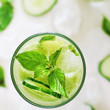 酒譜: Cucumber Basil vodka Infusion